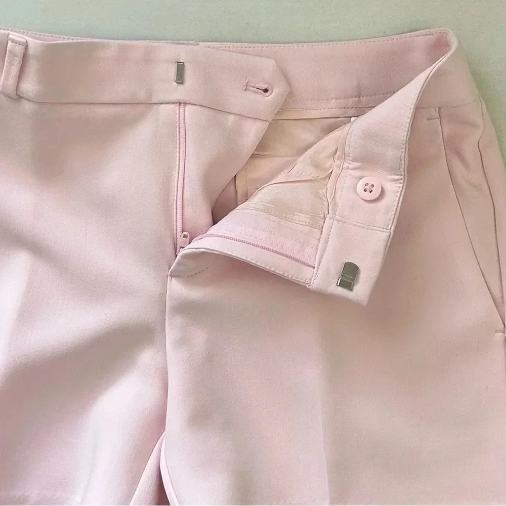 Banana Republic Tailored Shorts  Stretch Crepe Blush Pink Size 0 NWT - Picture 9 of 16